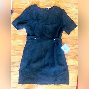 Bohme black tweed mini dress